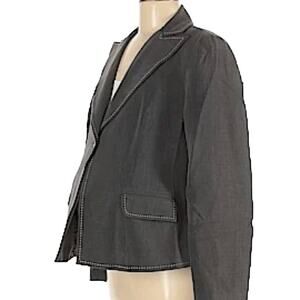 Motherhood Maternity Grey One-Button Blazer M
